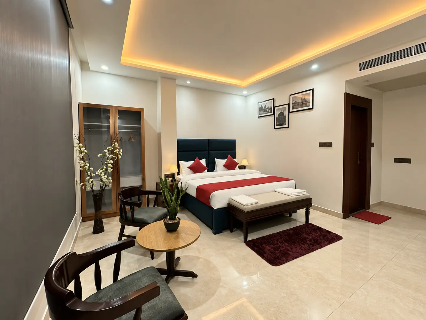 Deluxe room at Casa De Grande Boutique Hotel in Prayagraj